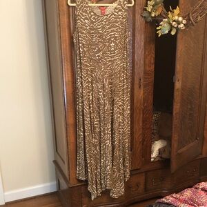 Sundance Earthy Brown and Cream Dress